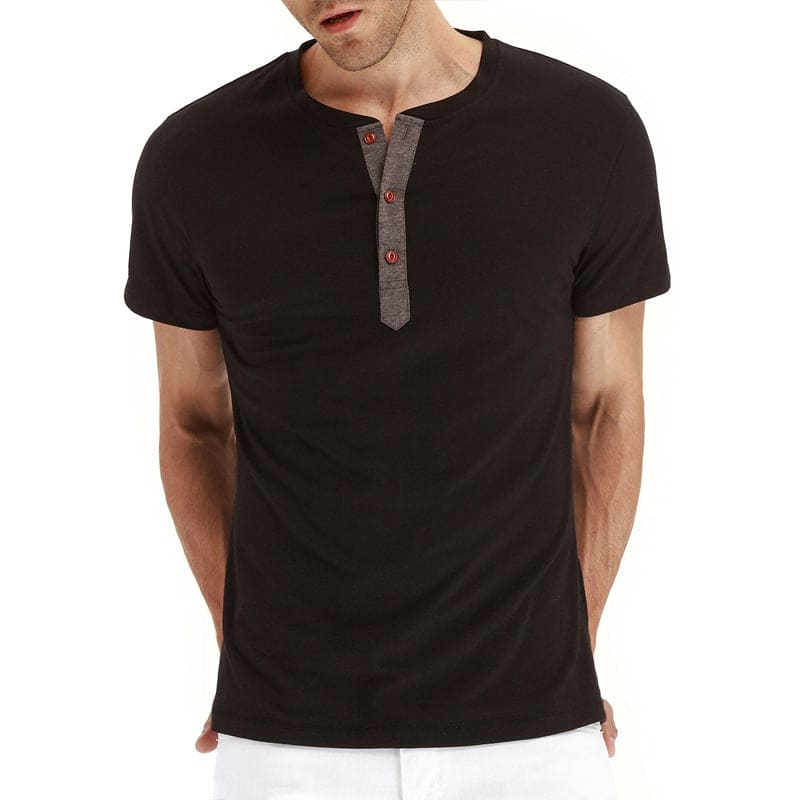 T-Shirt Herren Klassisch Baumwolle Bequem Basic – Eckhard