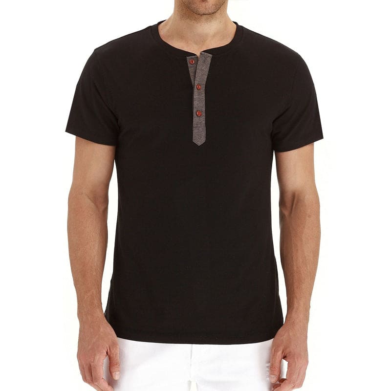 T-Shirt Herren Klassisch Baumwolle Bequem Basic – Eckhard