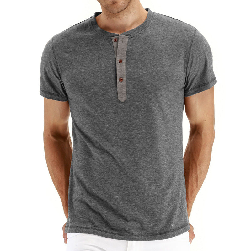 T-Shirt Herren Klassisch Baumwolle Bequem Basic – Eckhard