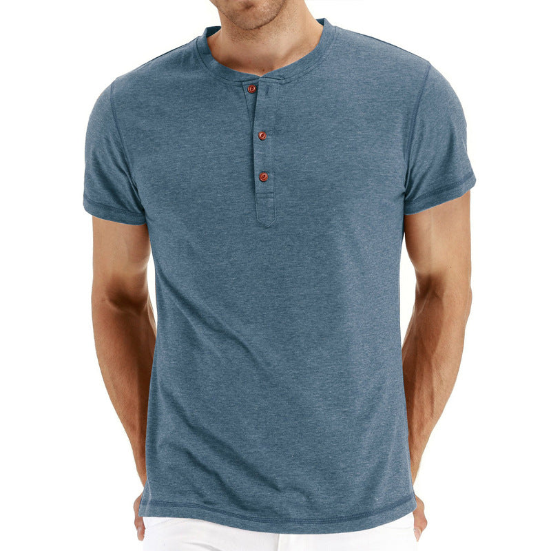 T-Shirt Herren Klassisch Baumwolle Bequem Basic – Eckhard
