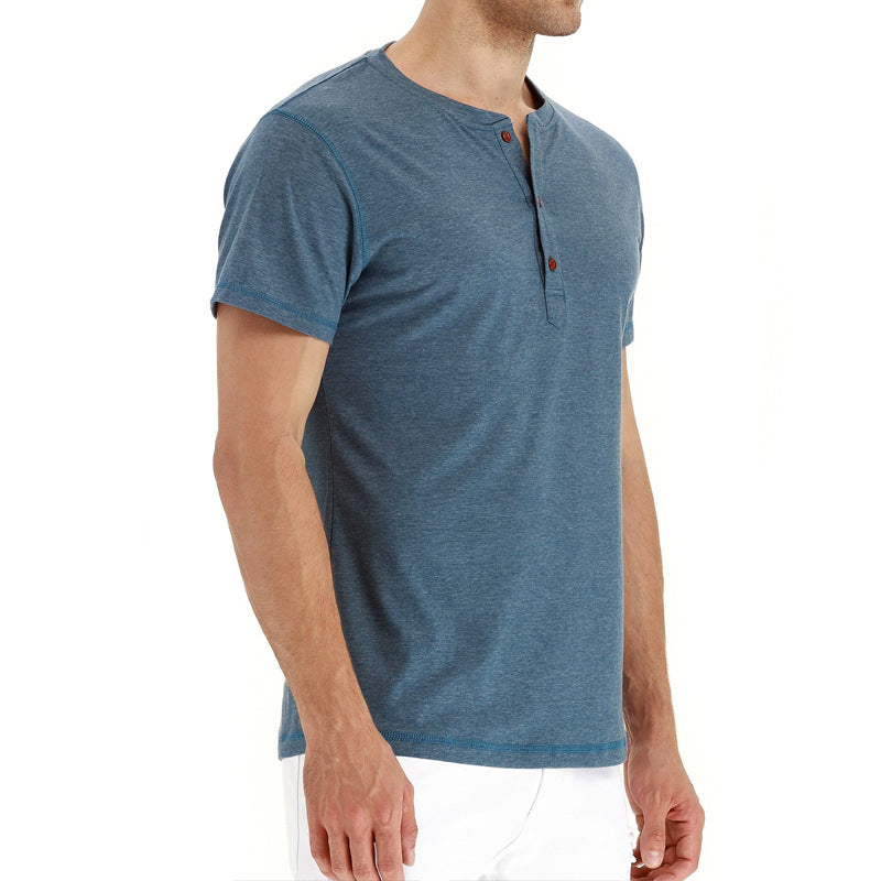 T-Shirt Herren Klassisch Baumwolle Bequem Basic – Eckhard