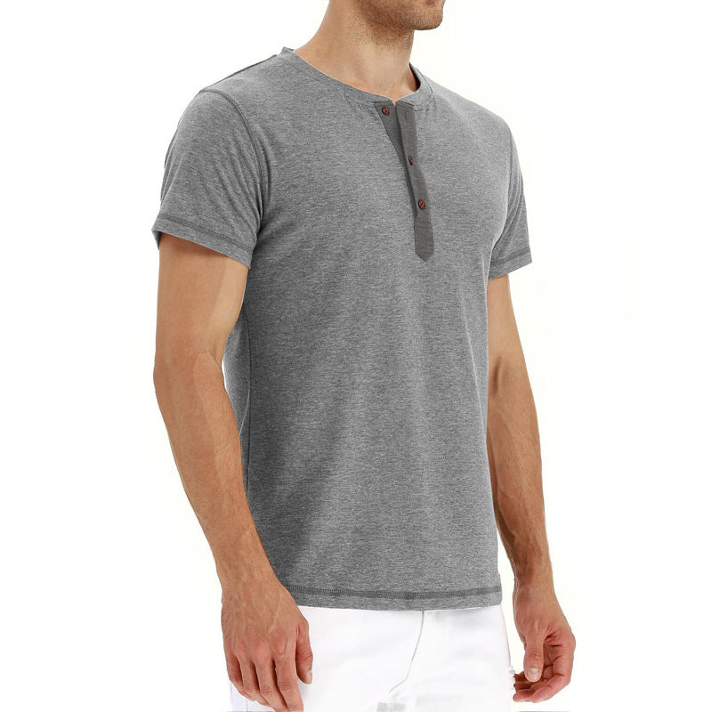 T-Shirt Herren Klassisch Baumwolle Bequem Basic – Eckhard