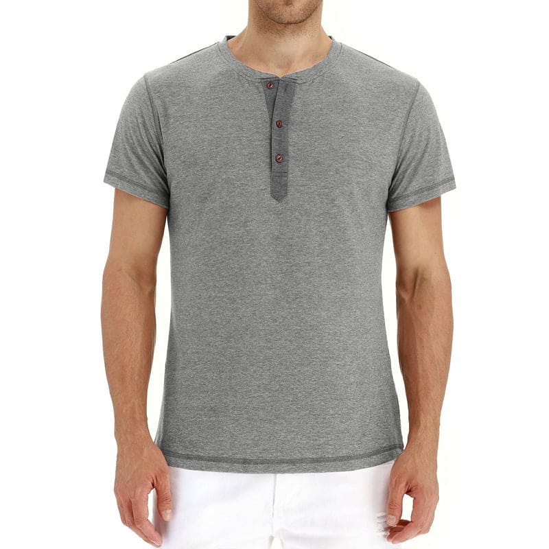 T-Shirt Herren Klassisch Baumwolle Bequem Basic – Eckhard