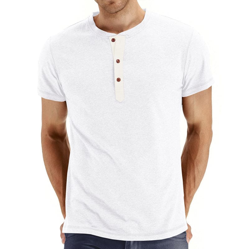 T-Shirt Herren Klassisch Baumwolle Bequem Basic – Eckhard
