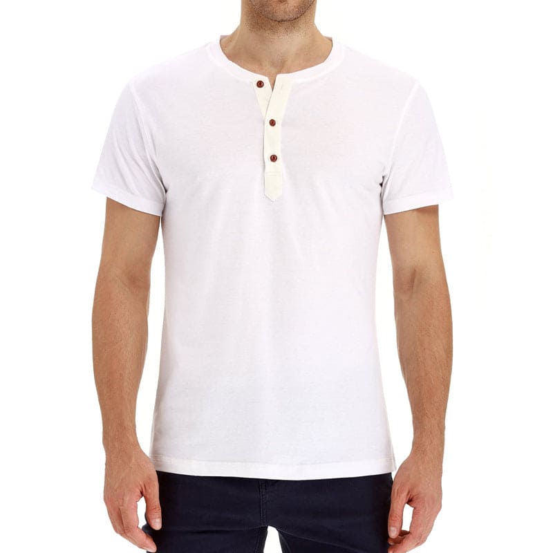 Herren Basic T-Shirt Baumwolle Klassisch Atmungsaktiv – Eckhor