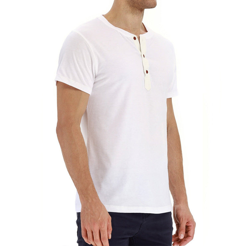 T-Shirt Herren Klassisch Baumwolle Bequem Basic – Eckhard