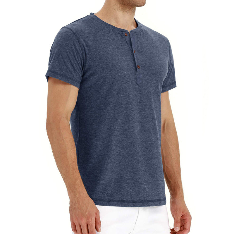 T-Shirt Herren Klassisch Baumwolle Bequem Basic – Eckhard