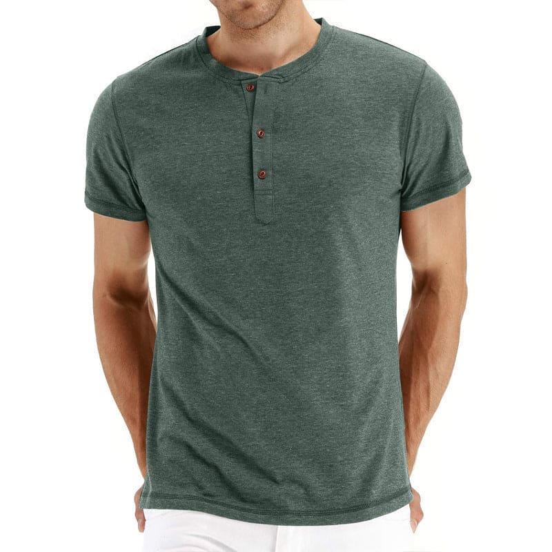 T-Shirt Herren Klassisch Baumwolle Bequem Basic – Eckhard