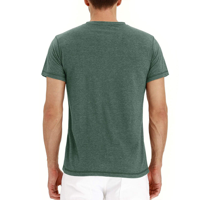 T-Shirt Herren Klassisch Baumwolle Bequem Basic – Eckhard