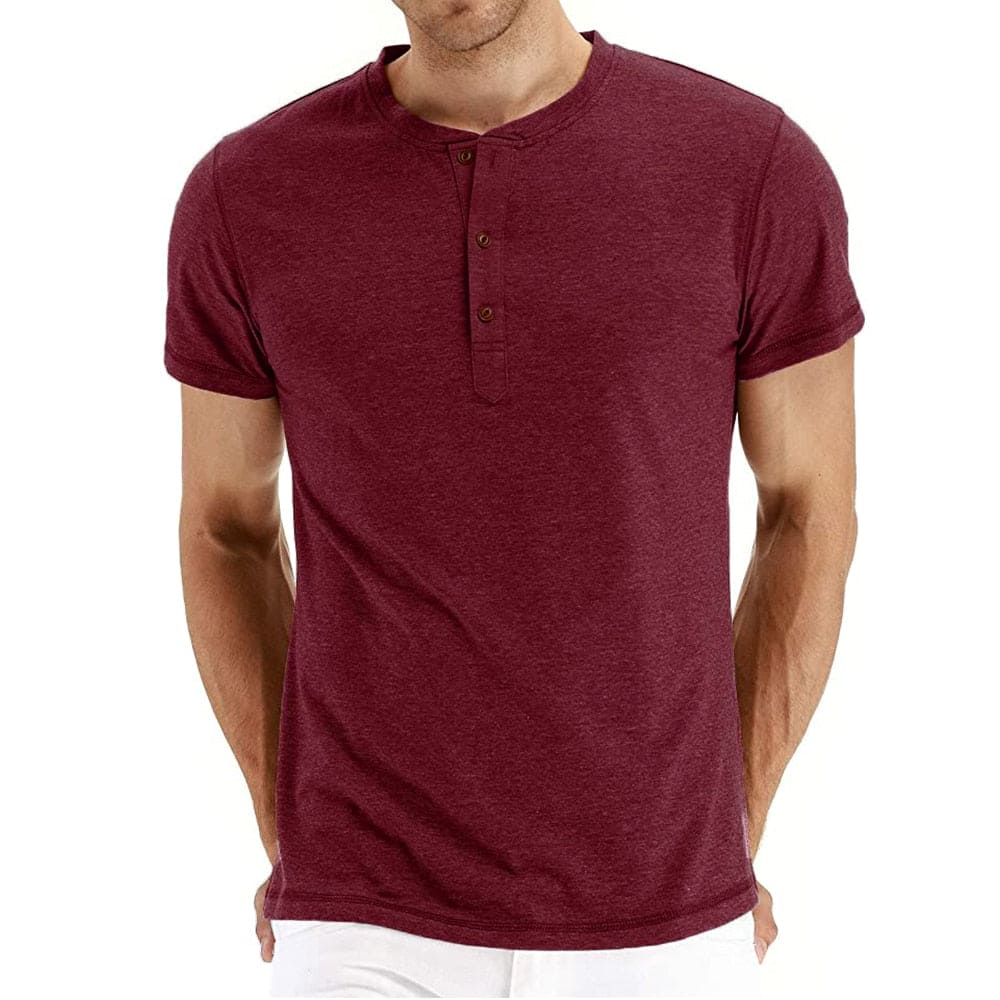T-Shirt Herren Klassisch Baumwolle Bequem Basic – Eckhard