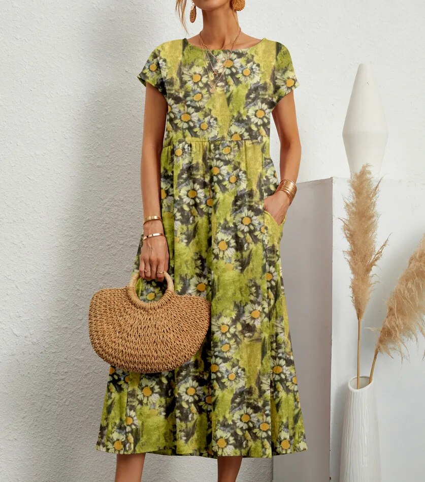 Severine™ | Designer-Kleid für Eleganz mit Print