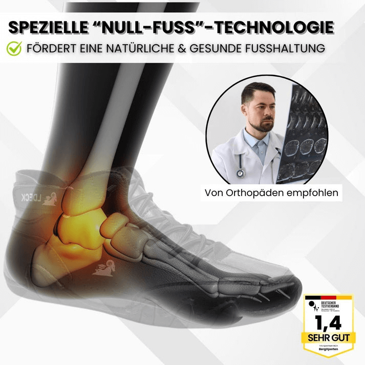 Ergonomische Barfuß-Winterschuhe für Herren