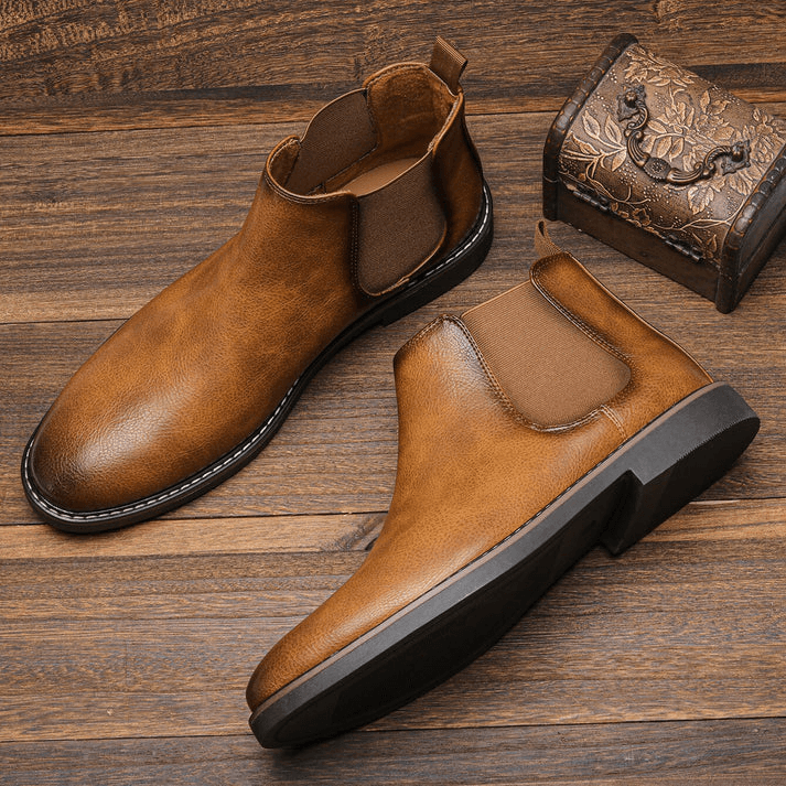 Herren Chelsea-Stiefel aus hochwertigem Leder