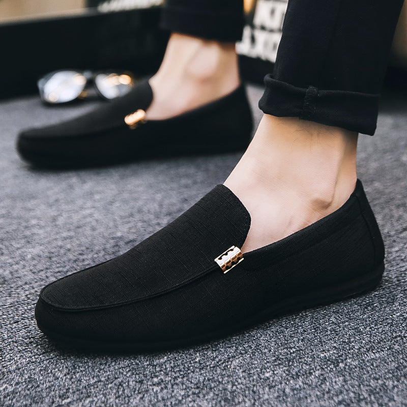 Beige Orthopädische Canvas Loafer - Leon