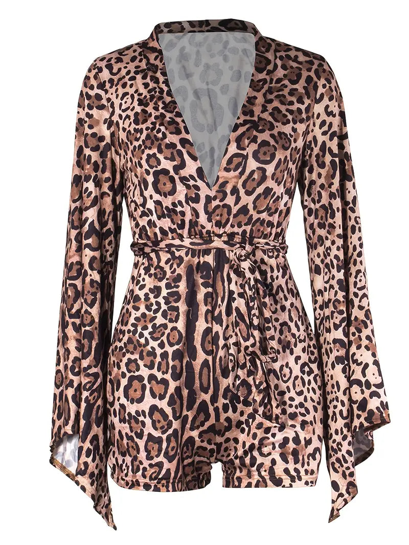 Brauner Leopard Jumpsuit - Fianne