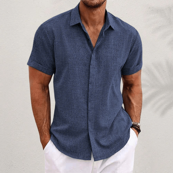 Leinenhemd Herren Kurzarm - Sommerhemd