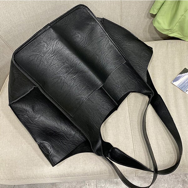 Carla™ - Neue übergroße handgefertigte Handtasche aus veganem Leder