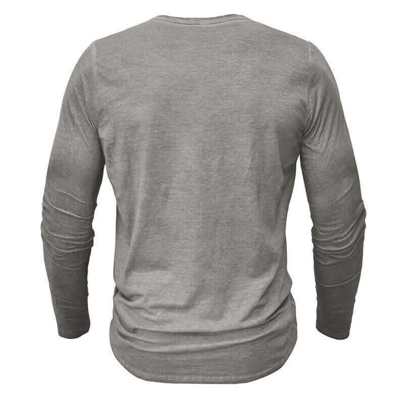 Langarm Henley-Shirt für Herren