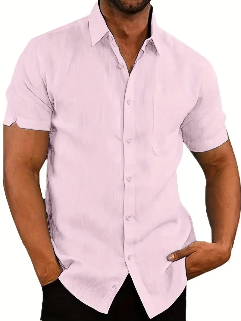 Stuttgart | Herren-Poloshirts einfarbig Kurzarm-Shirt