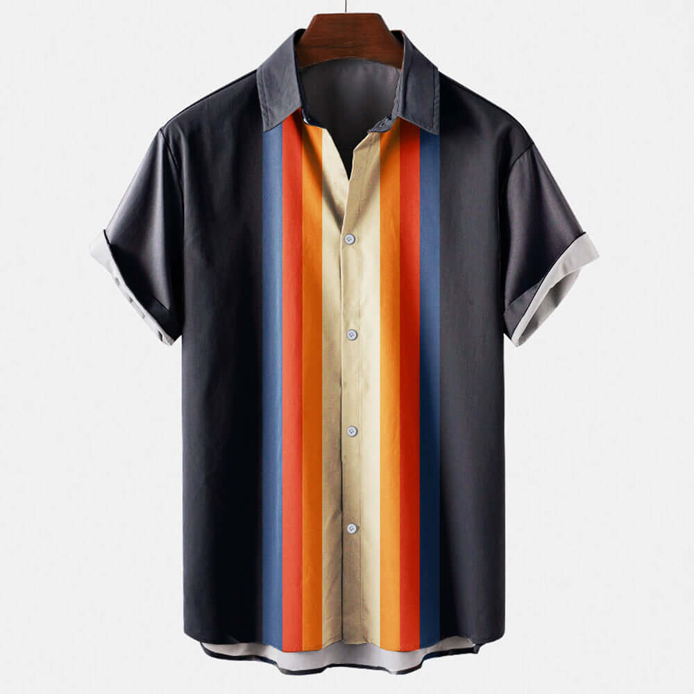 Stylisches Retro Herrenhemd