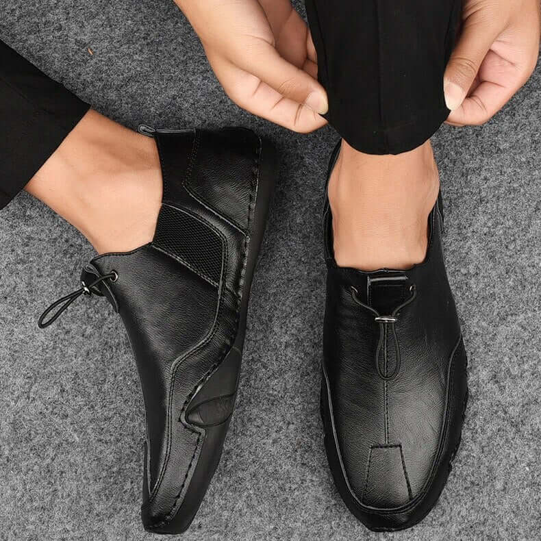 Herren-Slipper aus Leder - Komfort und Stil