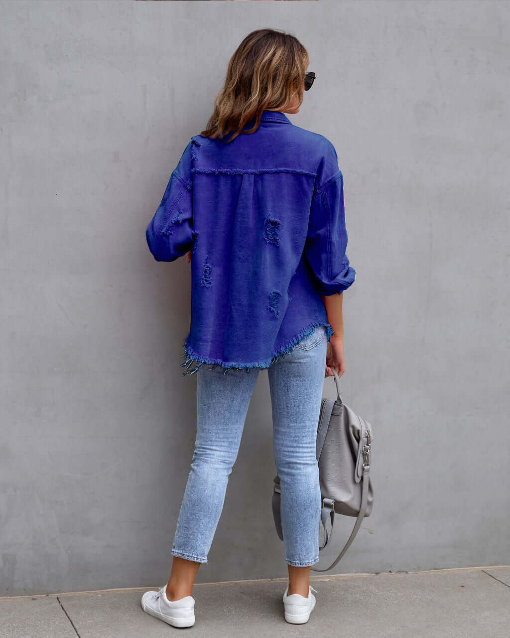 Stylische Denim Jacke Damen
