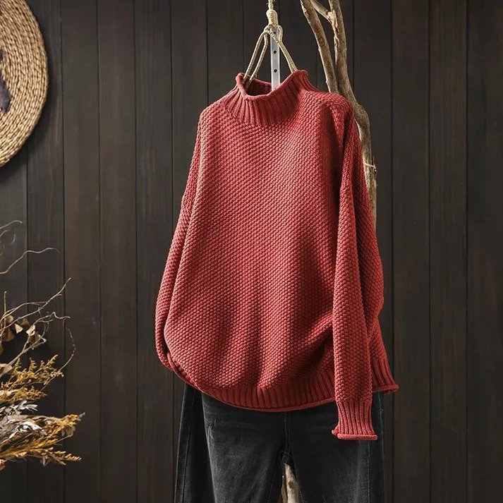 Klara™ - Weicher Rollkragenpullover aus Strick