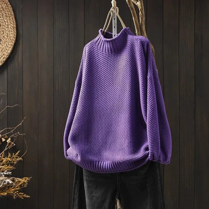 Klara™ - Weicher Rollkragenpullover aus Strick