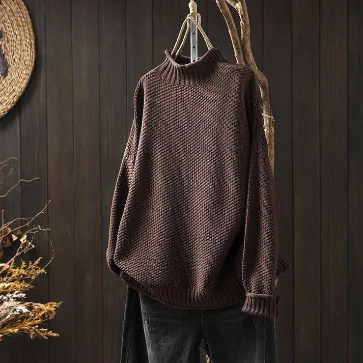 Klara™ - Weicher Rollkragenpullover aus Strick