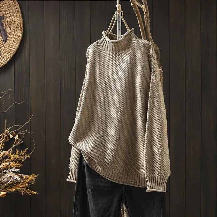 Klara™ - Weicher Rollkragenpullover aus Strick