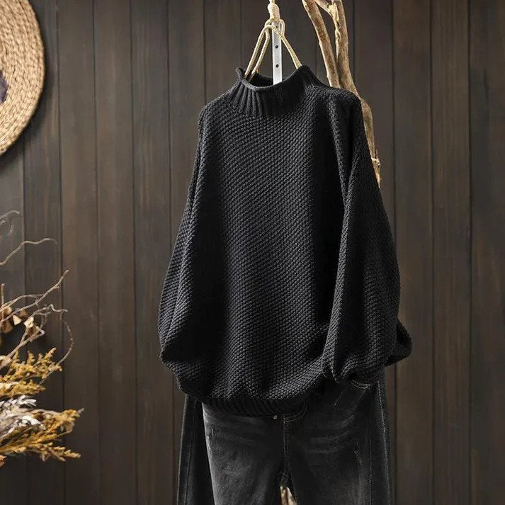 Klara™ - Weicher Rollkragenpullover aus Strick