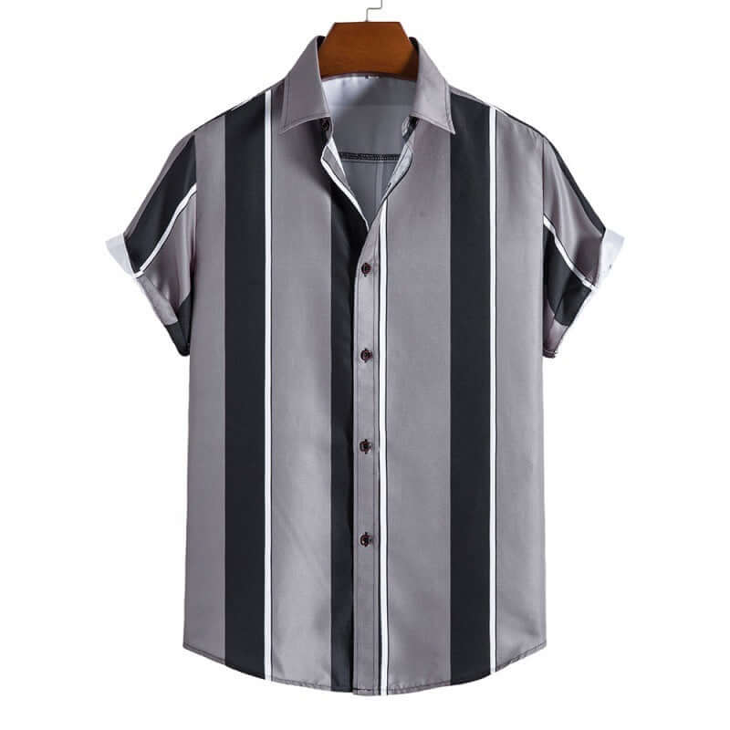 Herren Retro Freizeithemd im 50er Jahre Stil