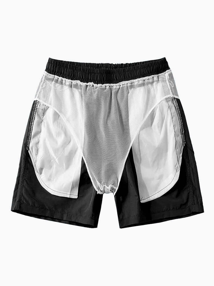 Baumdruck Hemd & Shorts Set Herren