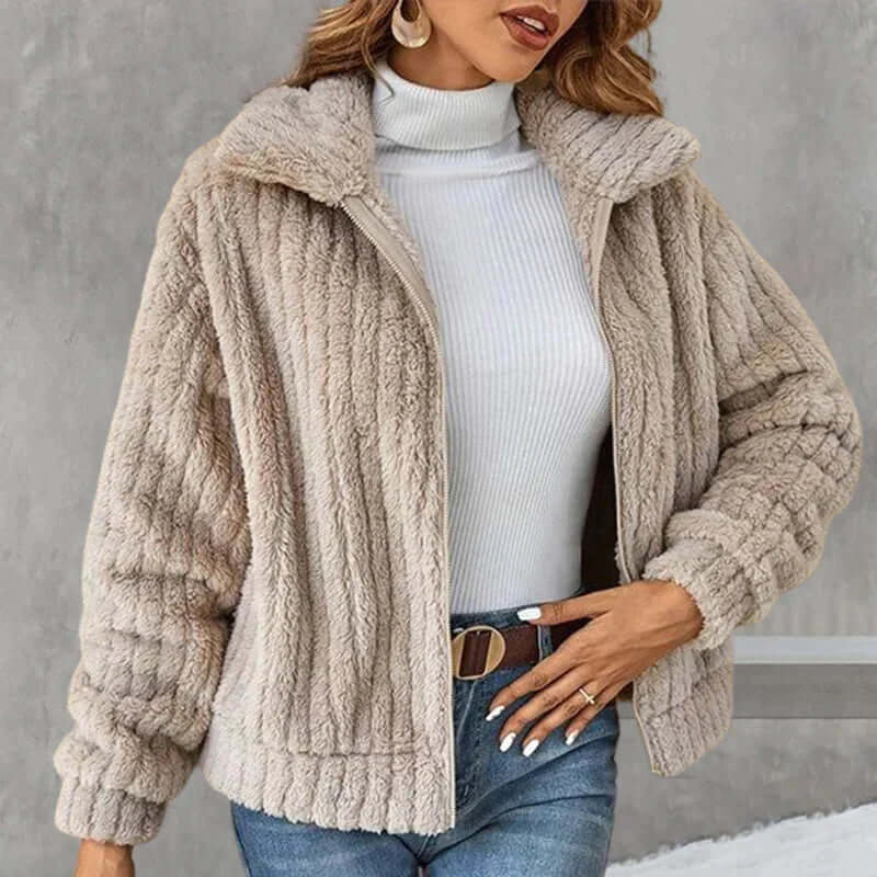 Damen Fleecejacke - Kuschelig & Stylisch