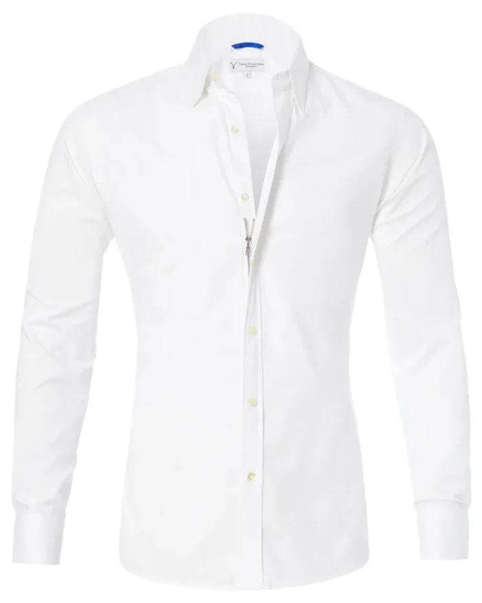 Stretch-Zip-Hemd für Herren