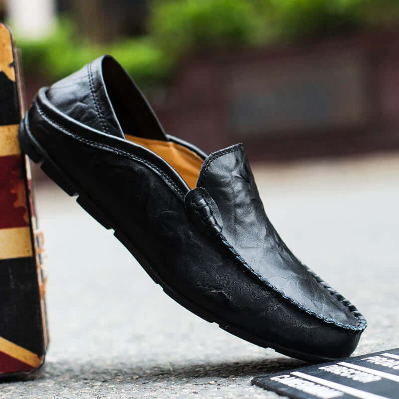 Italienische Herrenloafer aus Leder