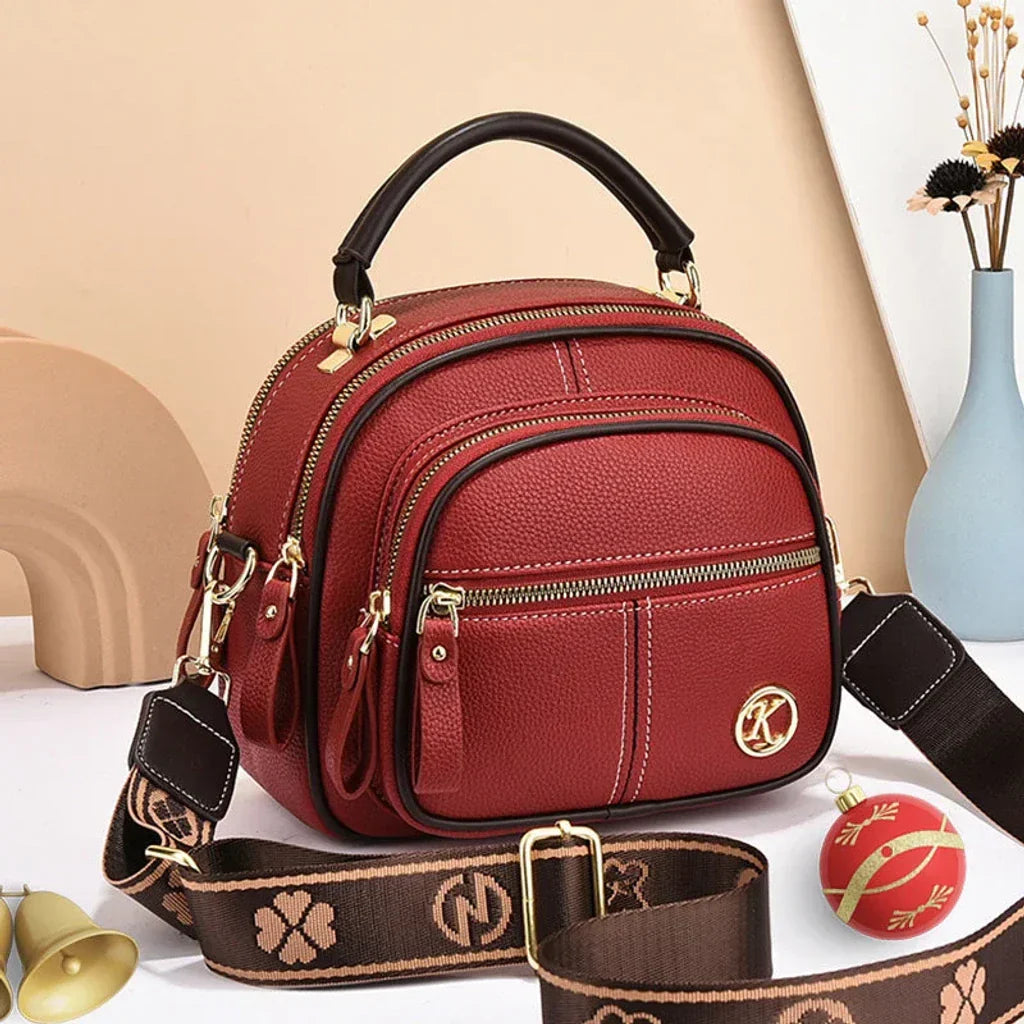 Mila™ - Multifunktionale verstellbare Tasche aus veganem Leder