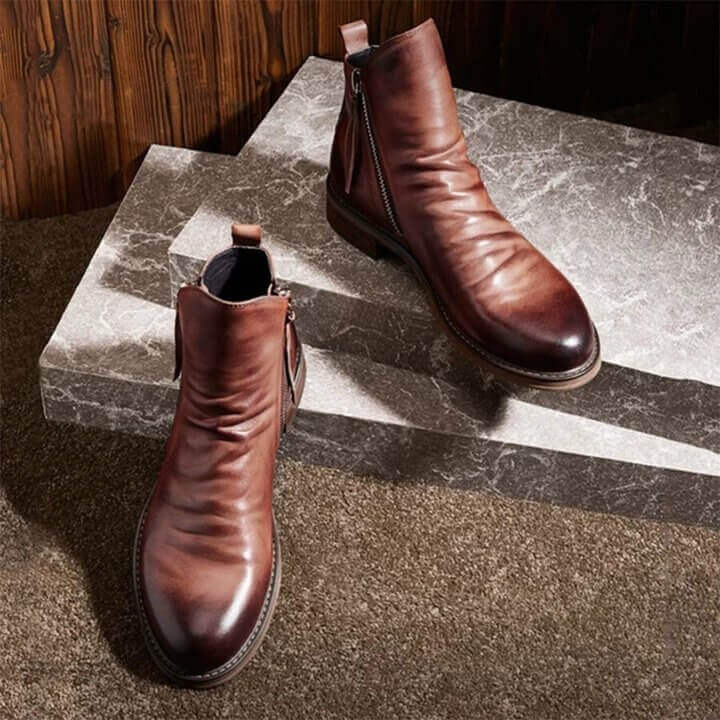 Lässige Herren Lederstiefel