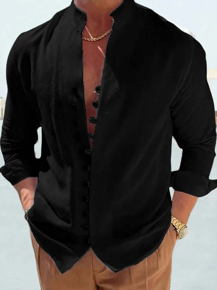 Leinenhemd Herren Langarm - Elegantes Freizeithemd