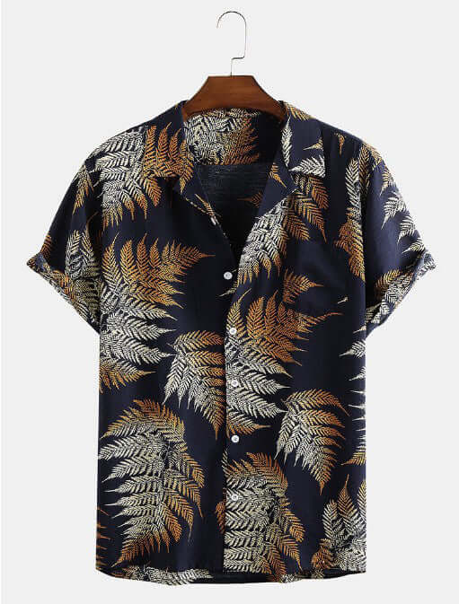 Tropisches Herren-Freizeithemd mit Print