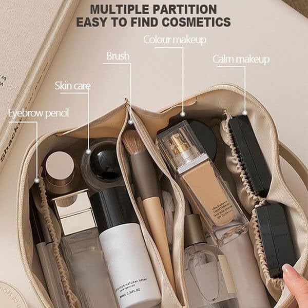 Reise-Kosmetiktasche mit großem Fassungsvermögen