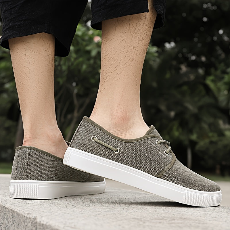 Graue Orthopädische Canvas Sneakers - Oliver
