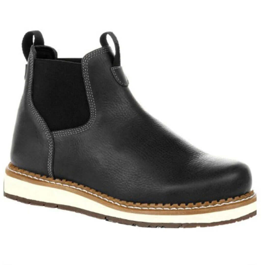 Herren Chelsea-Stiefel mit Keilabsatz