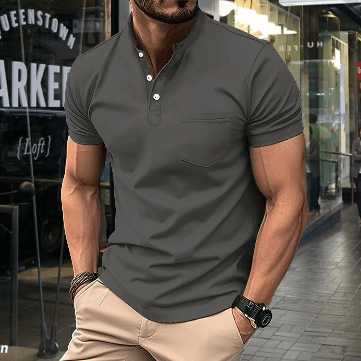 Elegantes Herren Polo-Shirt - Atmungsaktiv & Komfortabel
