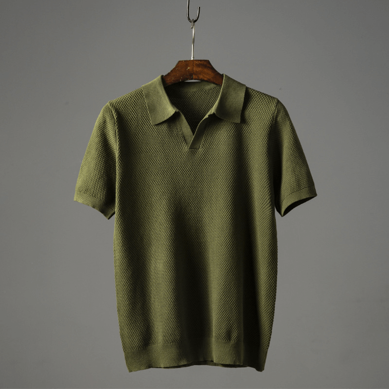 Luxuriöses Poloshirt aus Peruanischer Baumwolle