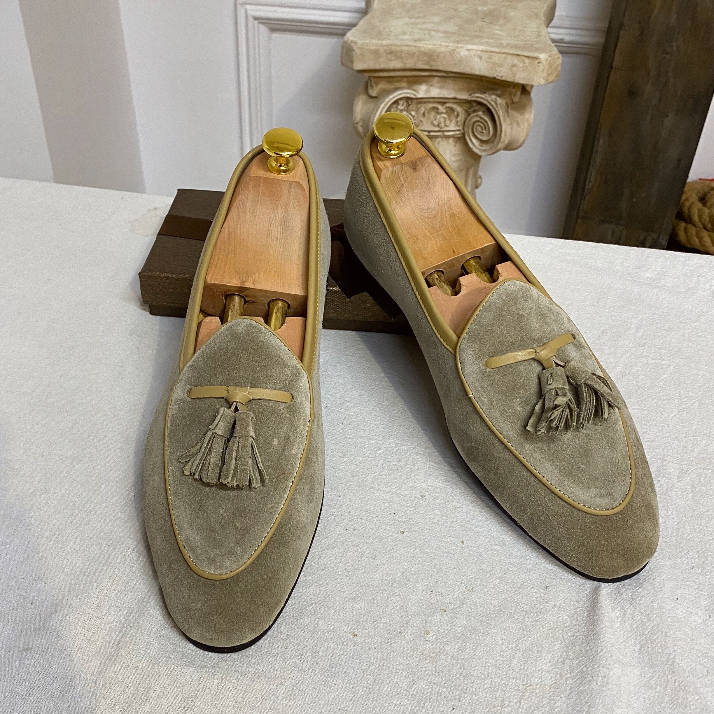 Stuttgart | Modische Wildleder Slip On Mode Loafers