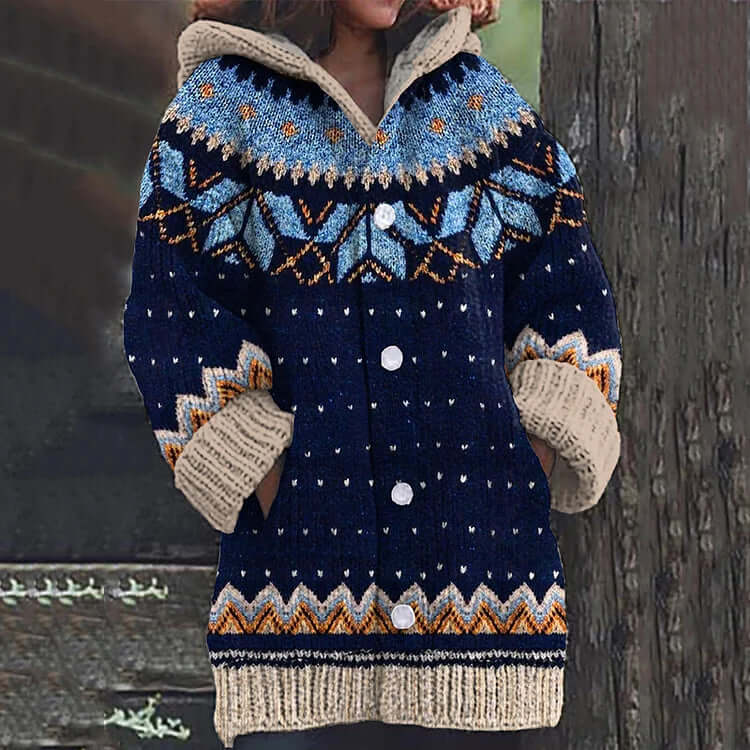 Damen Strickjacke mit Knöpfen - Gemütlich & Stilvoll