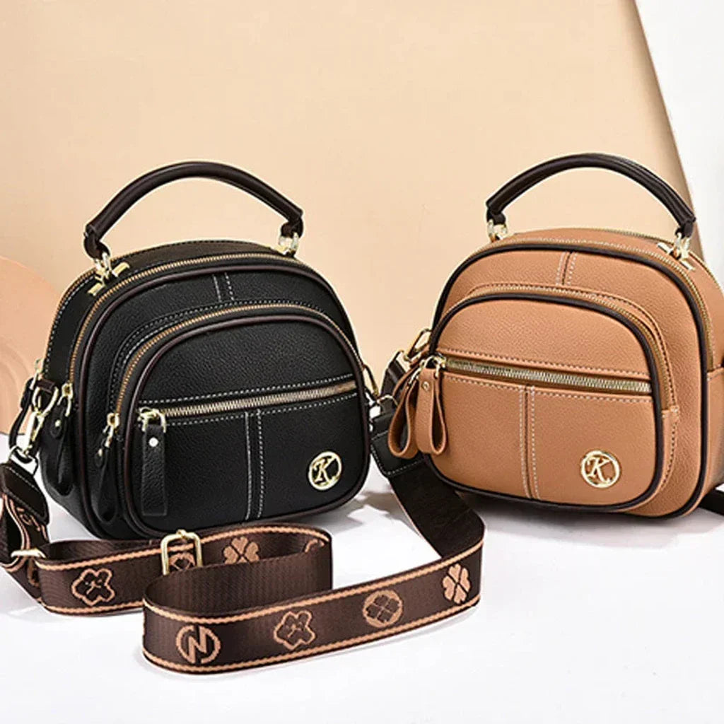 Mila™ - Multifunktionale verstellbare Tasche aus veganem Leder