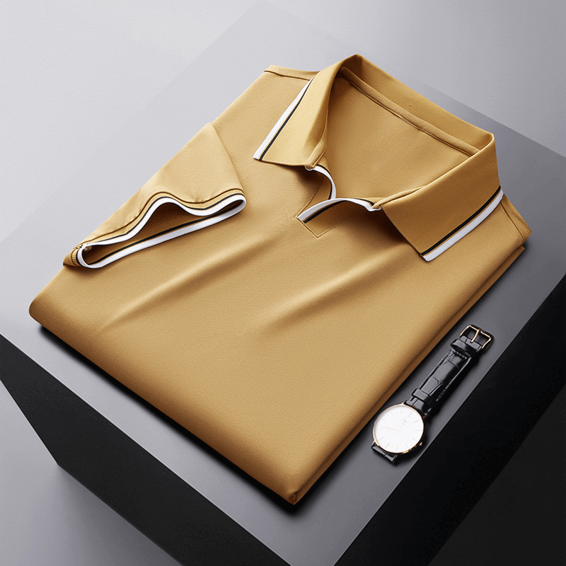Herren Seidenpoloshirt - Elegant & Luxuriös