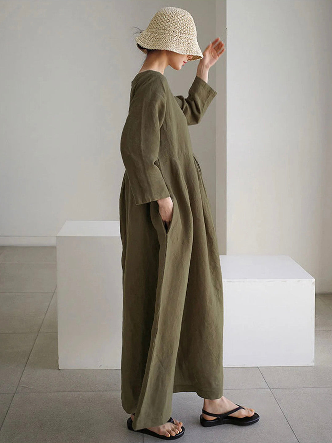Claire™ | Designer-Midikleid für zeitlosen Komfort
